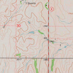 United States Geological Survey Bachelors Run, KS (1973, 24000-Scale) digital map