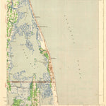 United States Geological Survey Back Bay, VA-NC (1943, 62500-Scale) digital map