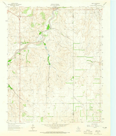 United States Geological Survey Back, TX (1962, 24000-Scale) digital map