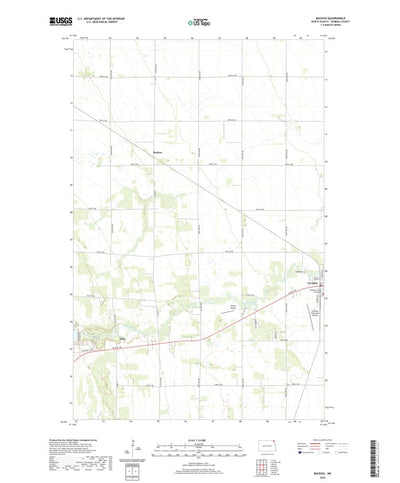 United States Geological Survey Backoo, ND (2020, 24000-Scale) digital map