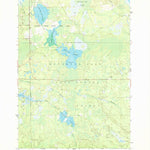 United States Geological Survey Backus Lake, MI (1963, 24000-Scale) digital map