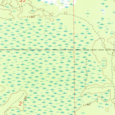 United States Geological Survey Backus Lake, MI (1963, 24000-Scale) digital map