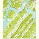 United States Geological Survey Bacon Gap, TN (1952, 24000-Scale) digital map