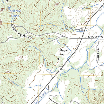 United States Geological Survey Bacon Gap, TN (2023, 24000-Scale) digital map