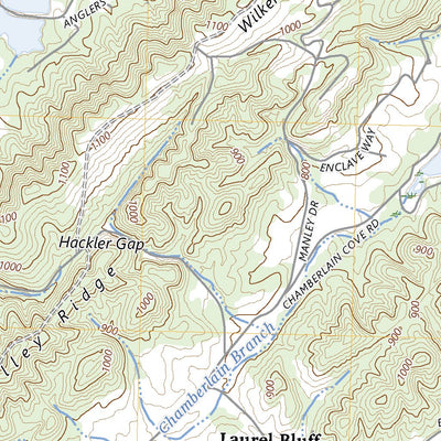 United States Geological Survey Bacon Gap, TN (2023, 24000-Scale) digital map