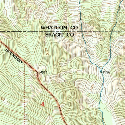 United States Geological Survey Bacon Peak, WA (1999, 24000-Scale) digital map