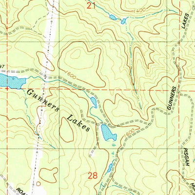 United States Geological Survey Bacona, OR (1979, 24000-Scale) digital map