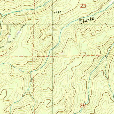United States Geological Survey Bacona, OR (1979, 24000-Scale) digital map