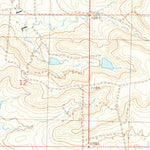 United States Geological Survey Baconrind Creek, OK (1978, 24000-Scale) digital map
