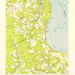 United States Geological Survey Bacons Castle, VA (1948, 24000-Scale) digital map