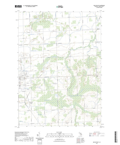 United States Geological Survey Bad Axe East, MI (2023, 24000-Scale) digital map