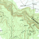 United States Geological Survey Bad Bug Butte, AZ (1982, 24000-Scale) digital map