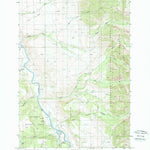 United States Geological Survey Bad Luck Creek, MT (1988, 24000-Scale) digital map
