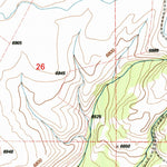 United States Geological Survey Bad Luck Creek, MT (1997, 24000-Scale) digital map