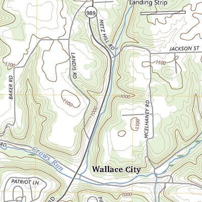 United States Geological Survey Baden, PA (2023, 24000-Scale) digital map
