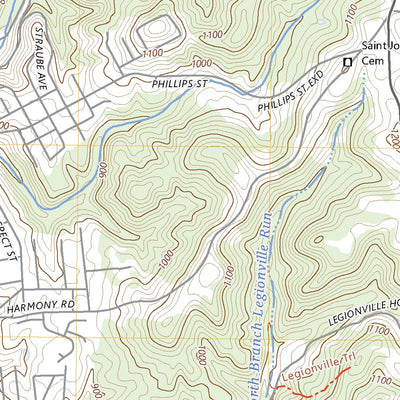 United States Geological Survey Baden, PA (2023, 24000-Scale) digital map