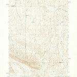 United States Geological Survey Bader Draw, WY (1966, 24000-Scale) digital map