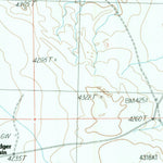 United States Geological Survey Badger Basin, WY-MT (1987, 24000-Scale) digital map