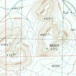 United States Geological Survey Badger Basin, WY-MT (1987, 24000-Scale) digital map