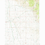 United States Geological Survey Badger Creek, ID (1987, 24000-Scale) digital map