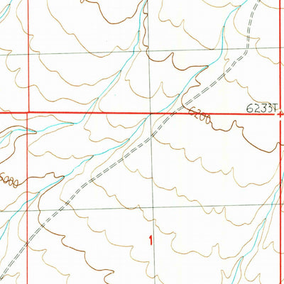 United States Geological Survey Badger Creek, ID (1987, 24000-Scale) digital map