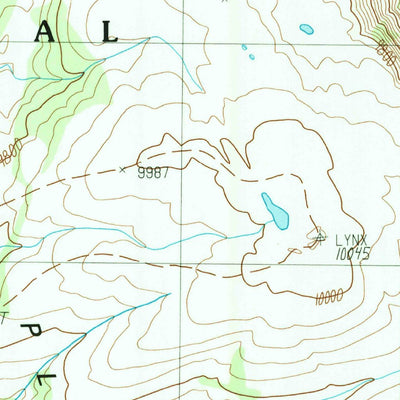 United States Geological Survey Badger Creek, WY (1989, 24000-Scale) digital map