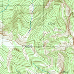 United States Geological Survey Badger Creek, WY (1989, 24000-Scale) digital map