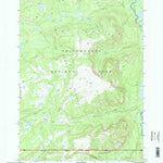United States Geological Survey Badger Creek, WY (1996, 24000-Scale) digital map