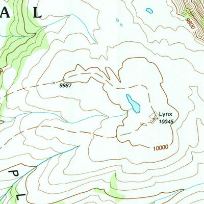 United States Geological Survey Badger Creek, WY (1996, 24000-Scale) digital map