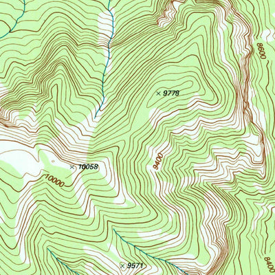 United States Geological Survey Badger Creek, WY (1996, 24000-Scale) digital map