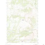 United States Geological Survey Badger Creek, WY (2021, 24000-Scale) digital map
