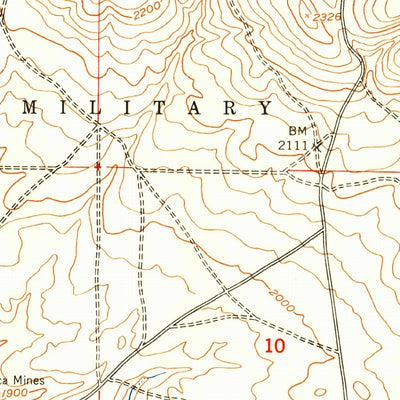 United States Geological Survey Badger Gap, WA (1953, 24000-Scale) digital map