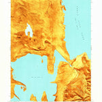 United States Geological Survey Badger Island, UT (1968, 24000-Scale) digital map