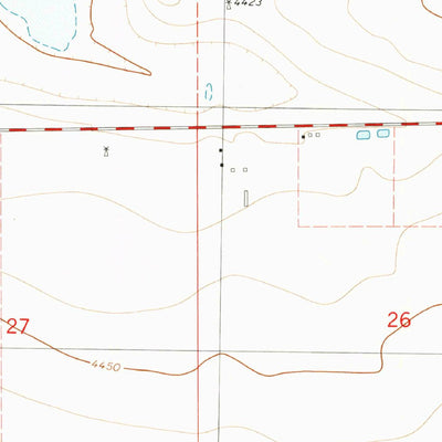 United States Geological Survey Badger Lake, NM (1979, 24000-Scale) digital map
