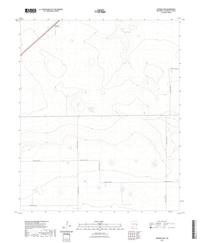 United States Geological Survey Badger Lake, NM (2023, 24000-Scale) digital map