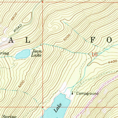 United States Geological Survey Badger Lake, OR (1962, 24000-Scale) digital map