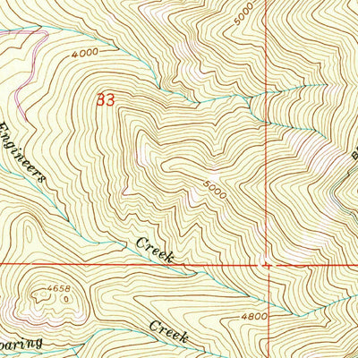 United States Geological Survey Badger Lake, OR (1962, 24000-Scale) digital map