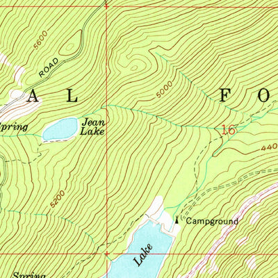 United States Geological Survey Badger Lake, OR (1979, 24000-Scale) digital map