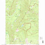United States Geological Survey Badger Lake, OR (1996, 24000-Scale) digital map
