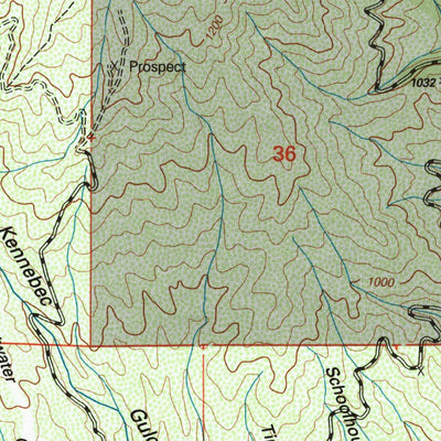 United States Geological Survey Badger Mountain, CA (2001, 24000-Scale) digital map