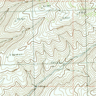 United States Geological Survey Badger Peak, ID (1984, 24000-Scale) digital map