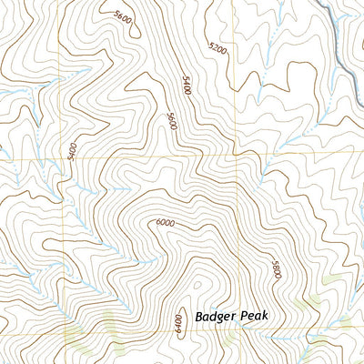 United States Geological Survey Badger Peak, ID (2020, 24000-Scale) digital map