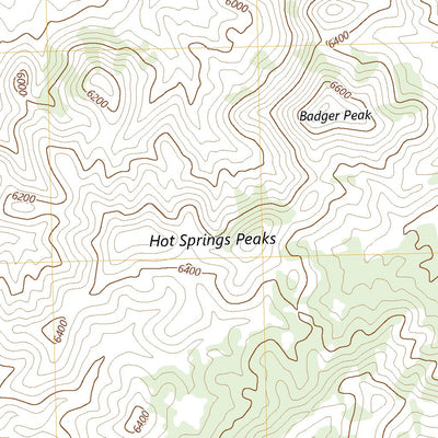 United States Geological Survey Badger Peak, UT (2023, 24000-Scale) digital map