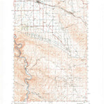 United States Geological Survey Badger Pocket, WA (1953, 62500-Scale) digital map