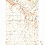 United States Geological Survey Badger Pocket, WA (1965, 62500-Scale) digital map
