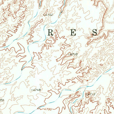 United States Geological Survey Badger Spring, AZ (1969, 24000-Scale) digital map