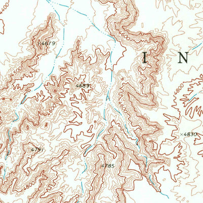 United States Geological Survey Badger Spring, AZ (1969, 24000-Scale) digital map
