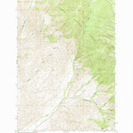 United States Geological Survey Badger Spring Gulch, ID (1966, 24000-Scale) digital map
