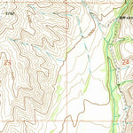 United States Geological Survey Badger Spring Gulch, ID (1966, 24000-Scale) digital map