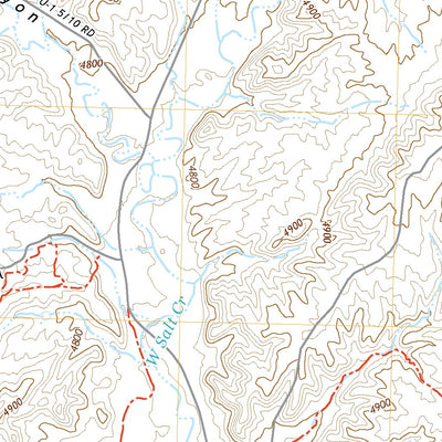 United States Geological Survey Badger Wash, CO (2022, 24000-Scale) digital map